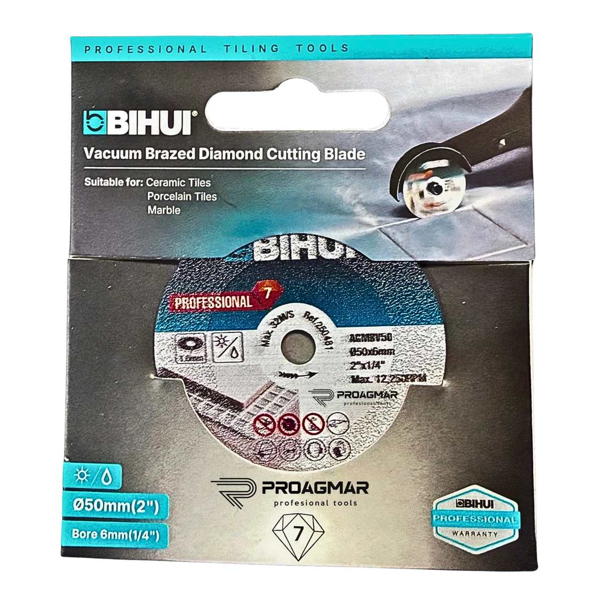 TARCZA BIHUI 50mm BEZ TRZPIENIA DO WIERTARKI PROXXON SZLIFIERKI BIHUI CORNER - obrazek 5