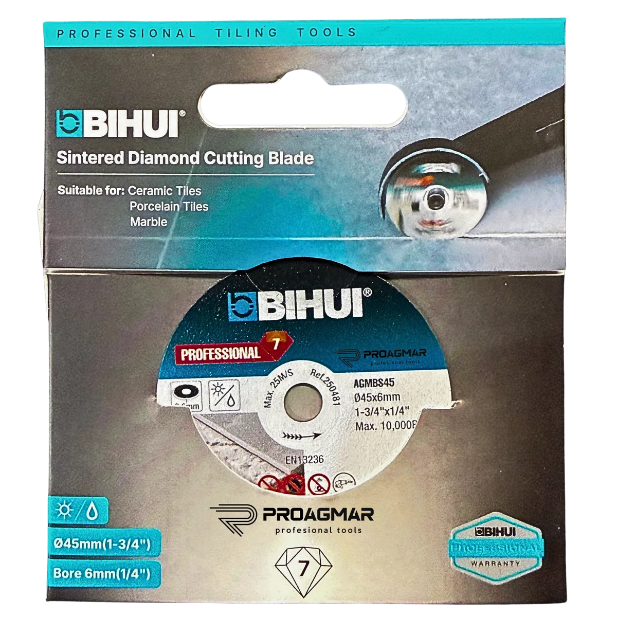 TARCZA BIHUI 45mm 0,6mm mm BEZ TRZPIENIA DO WIERTARKI PROXXON SZLIFIERKI BIHUI CORNER - obrazek 5