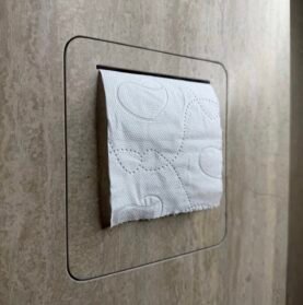 UKRYTY UCHWYT NA PAPIER TOALETOWY WBUDOWANY W PŁYTKI EDPLIT E 70002
