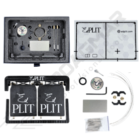 PRZYCISK WC BEZRAMKOWY LICOWANY Z PŁYTKĄ DWA KLAWISZE EDPLIT UNIWERSALNY