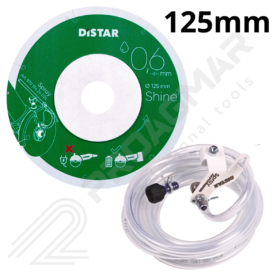 TARCZA DISTAR SHINE 0,6 mm 125mm + SPRAY SYSTEM