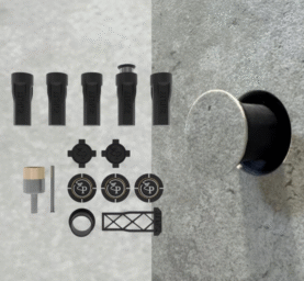 Alternative view of WIESZAK x 5szt HACZYK UKRYTY EDPLIT LICOWANY Z PŁYTKĄ