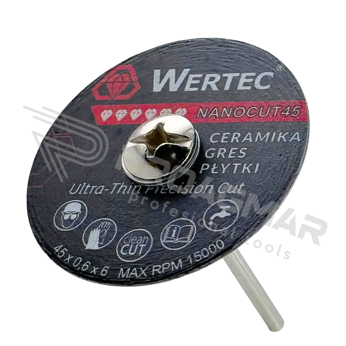 TARCZA PRECYZYJNA 0,6mm 45mm 5,8mm  WERTEC NanoCUT45 do PROXXON WIERTARKA