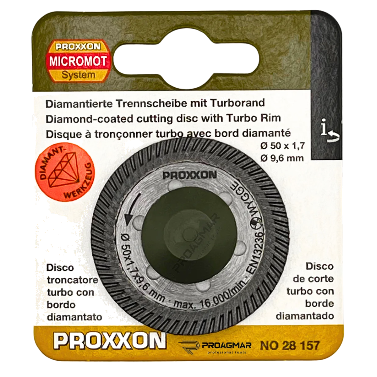 TARCZA 50mm x 1,7mm DO SZLIFIERKI LHW / A + LHW PROXXON 28157, zdjęcie 4