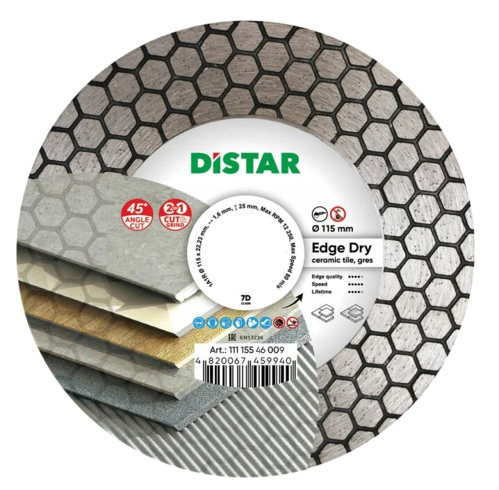 TARCZA DISTAR EDGE DRY ø115mm