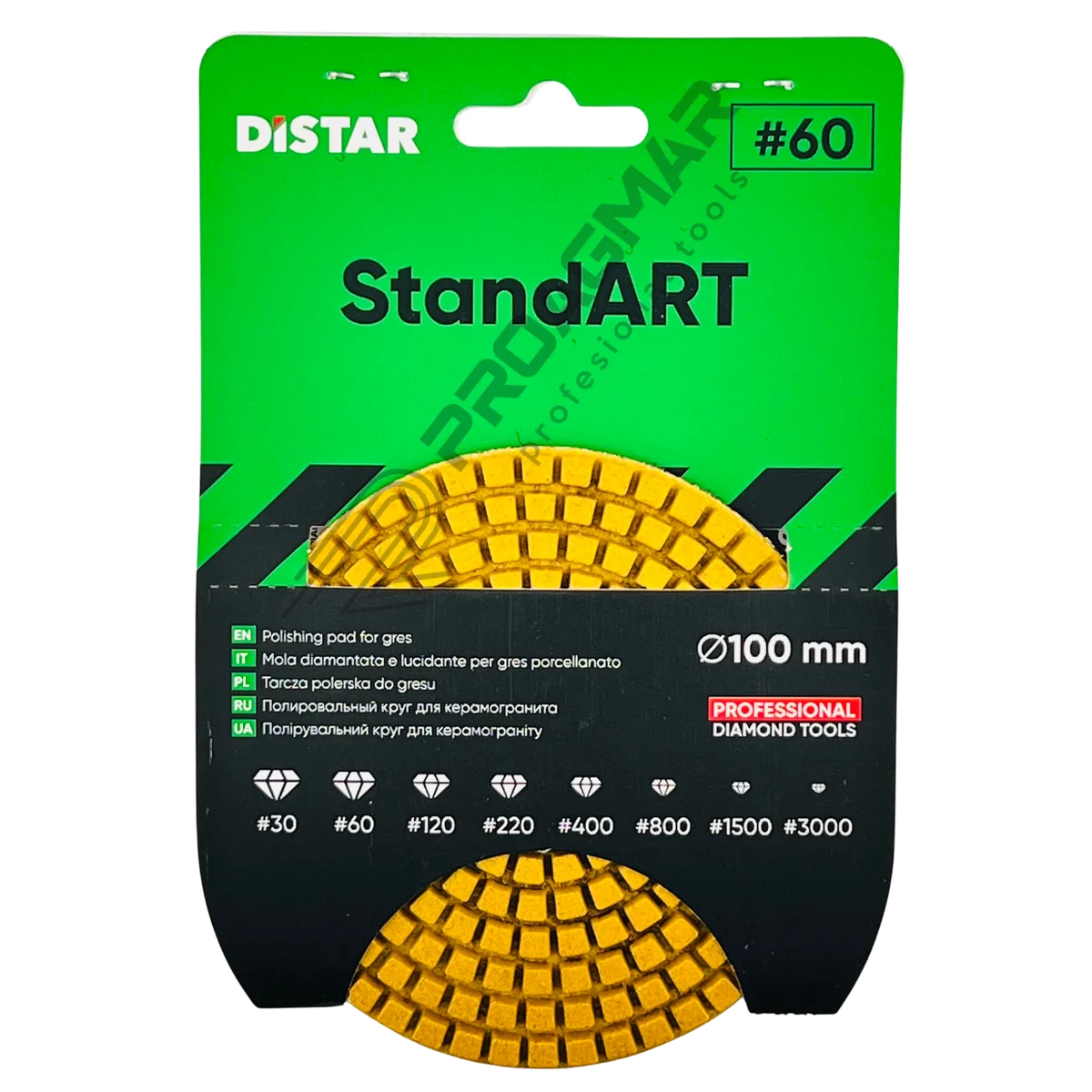 PAD POLERSKI #60 100mm DISTAR