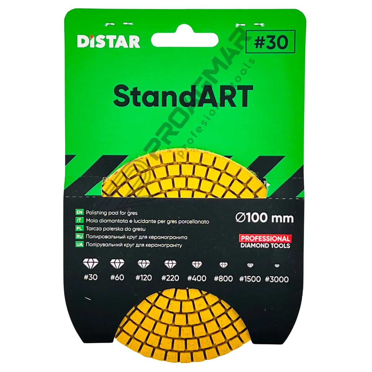 PAD POLERSKI #30 100mm DISTAR