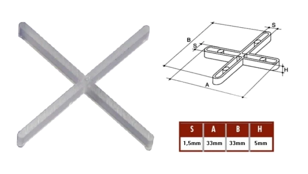 KRZYŻYKI 1,5 mm RAIMONDI