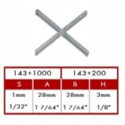 KRZYŻYKI 1 mm RAIMONDI