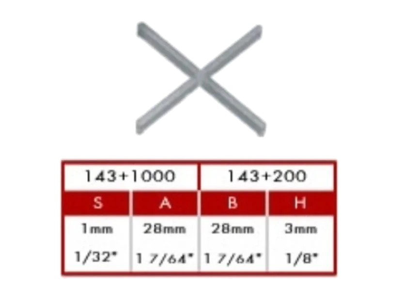 KRZYŻYKI 1 mm RAIMONDI
