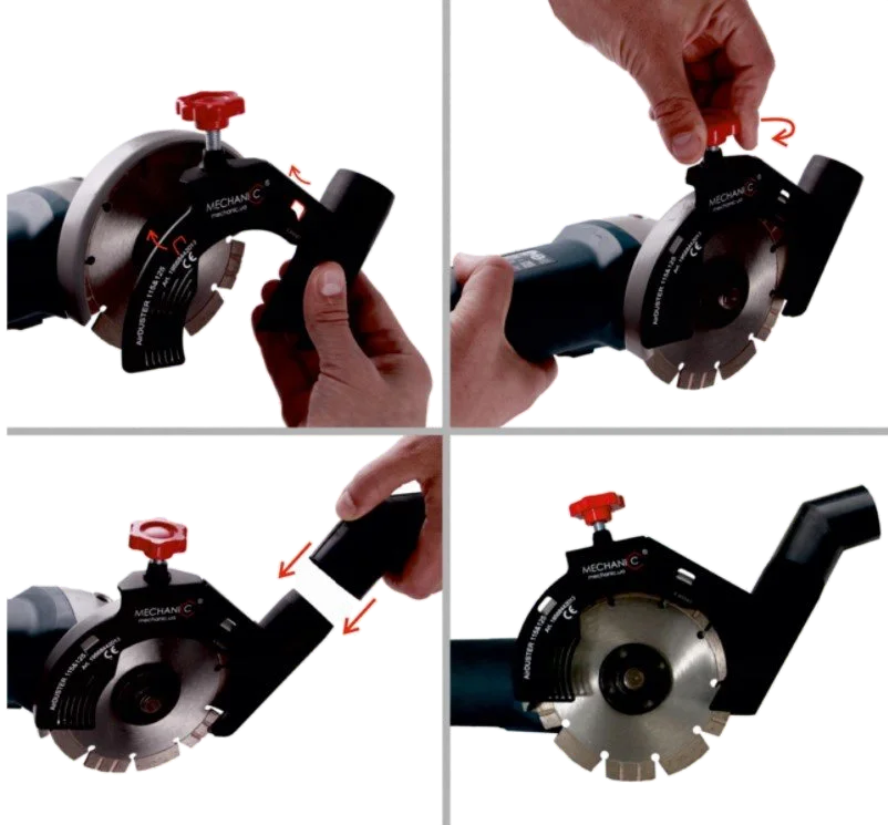 ODCIĄG PYŁU CIĘCIE PROSTE MECHANIC AIR DUSTER, zdjęcie 4