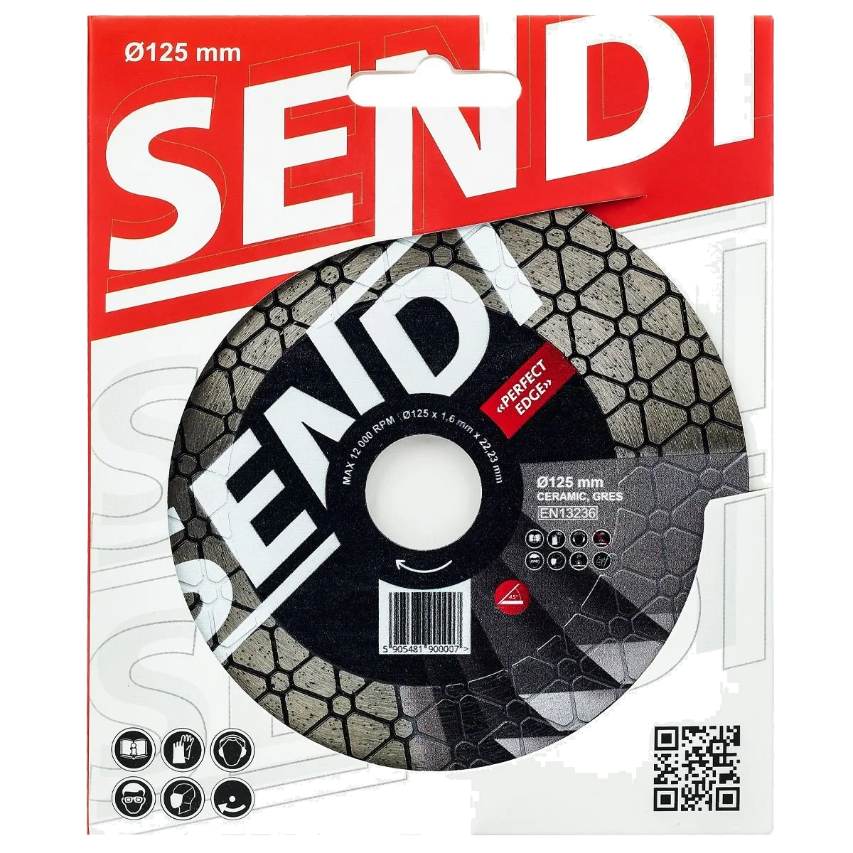 TARCZA SENDI PERFECT EDGE ø125mm CIĘCIE 45 JOLLY, zdjęcie 4