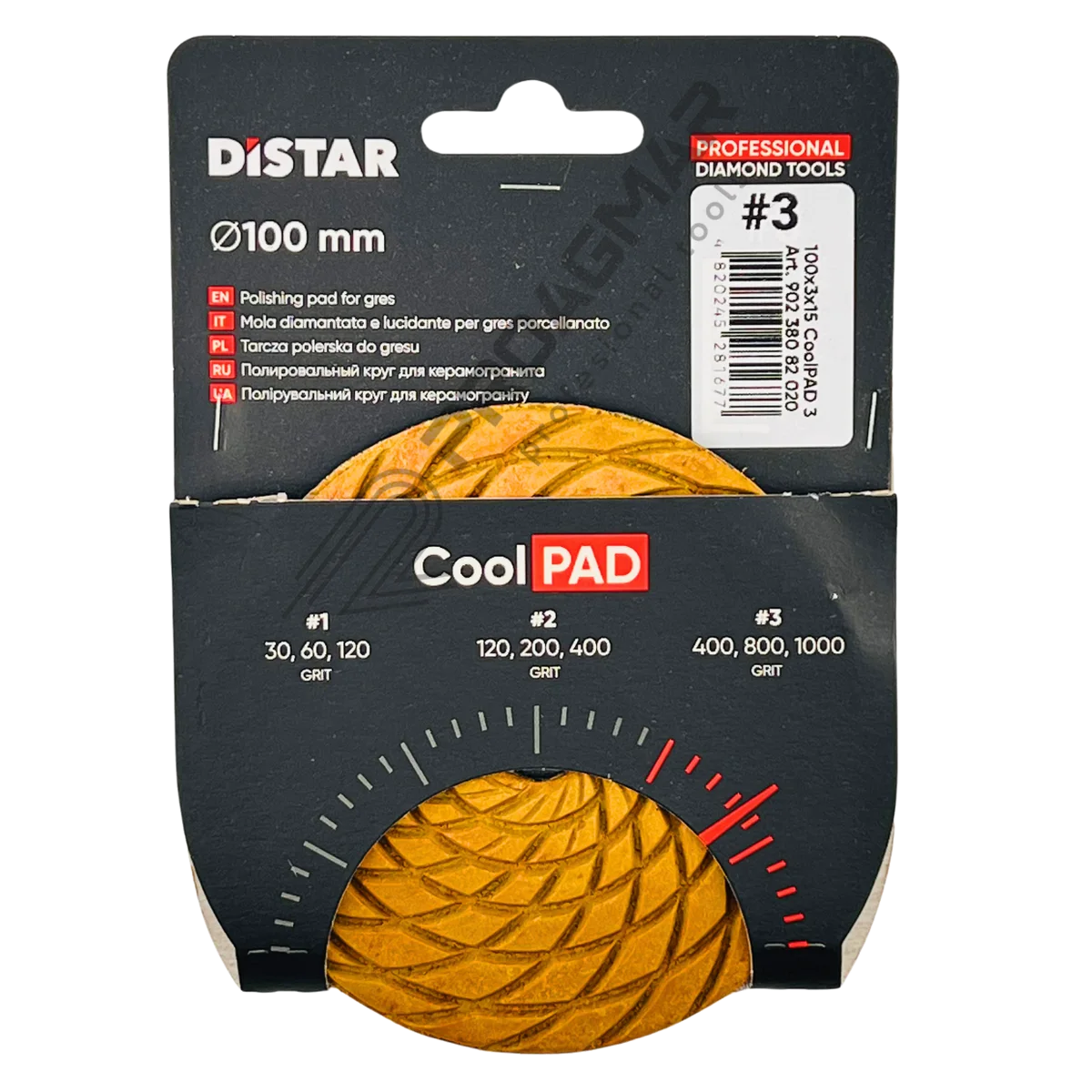 PAD POLERSKI DISTAR 100mm CoolPad 3
