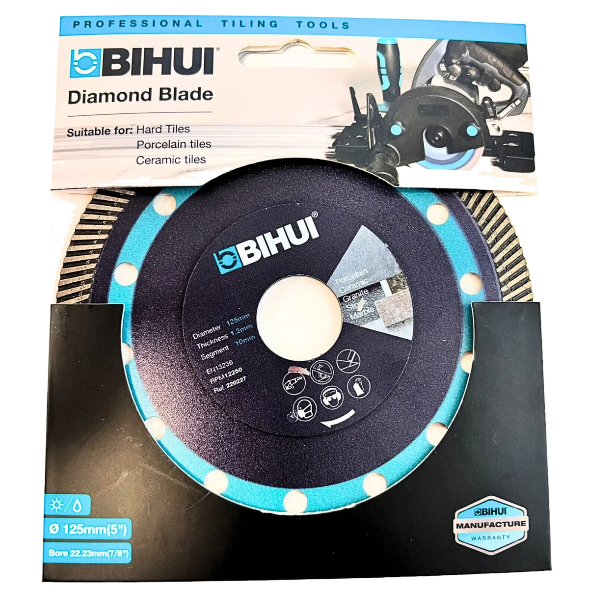 TARCZA BIHUI SUPER THIN Ø125mm 1,2mm, zdjęcie 2