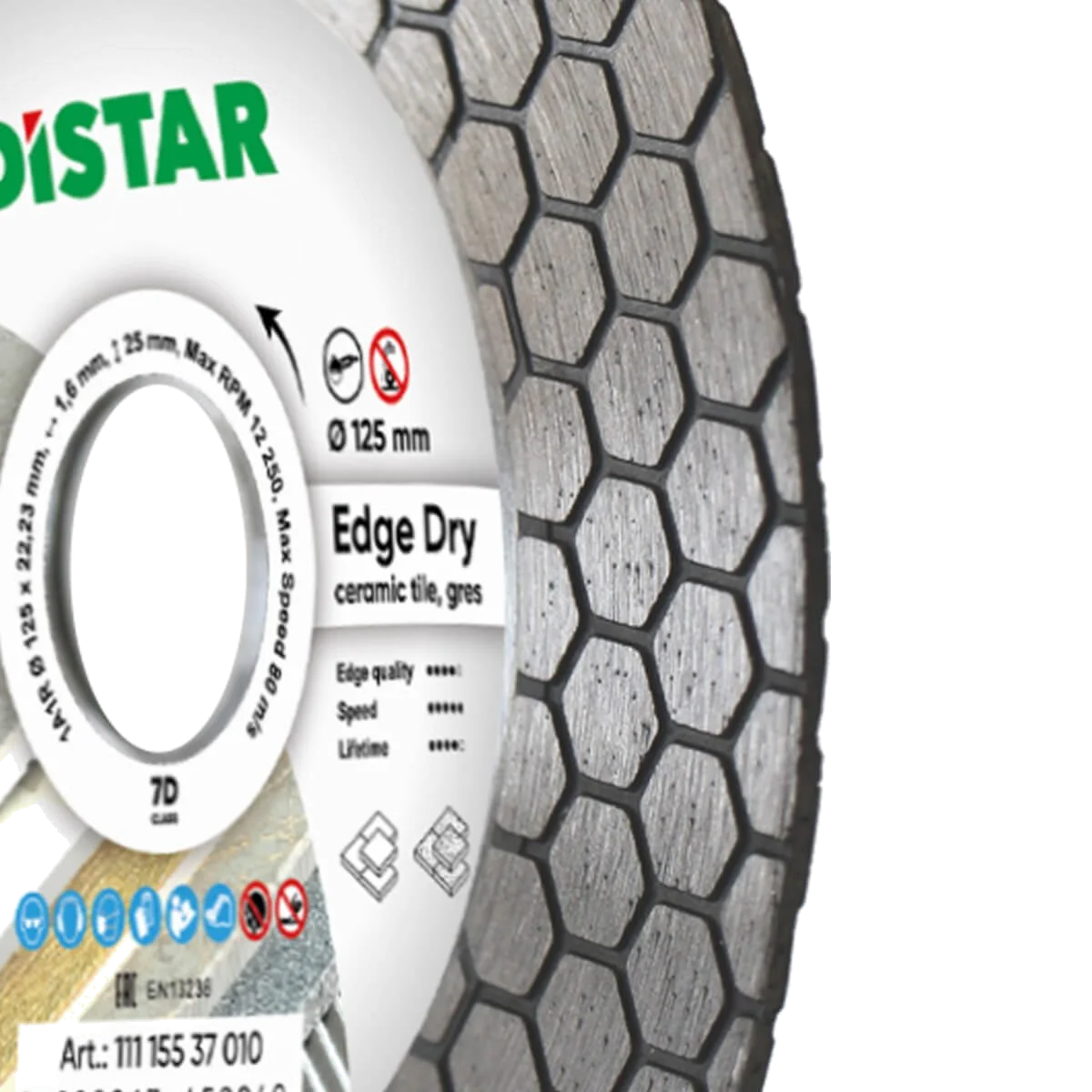 TARCZA DISTAR EDGE DRY ø125mm, zdjęcie 3