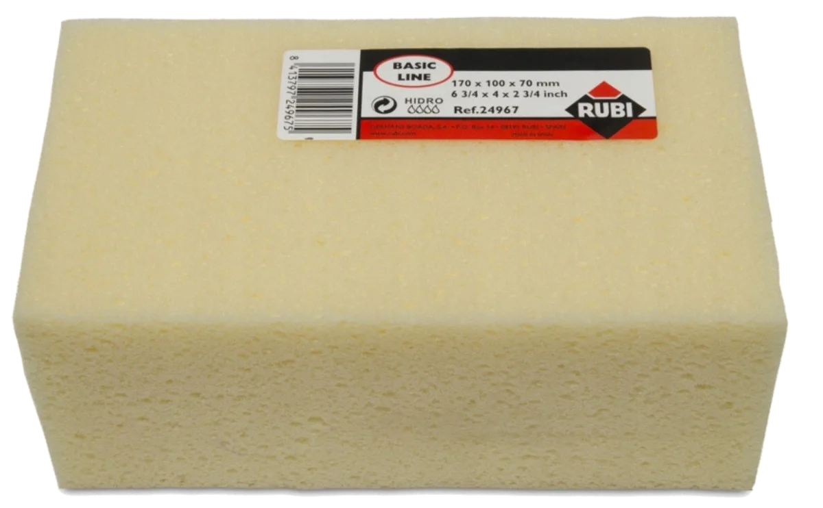 GĄBKA DO FUGOWANIA HYDROCHŁONNA RUBI 24967 DO FUGI CEMENTOWEJ, zdjęcie 3