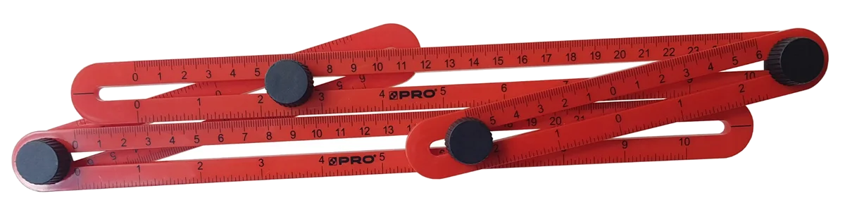LINIJKA PRZYMIAR KĄTOWNIK REGULOWANY 250mm PRO, zdjęcie 4