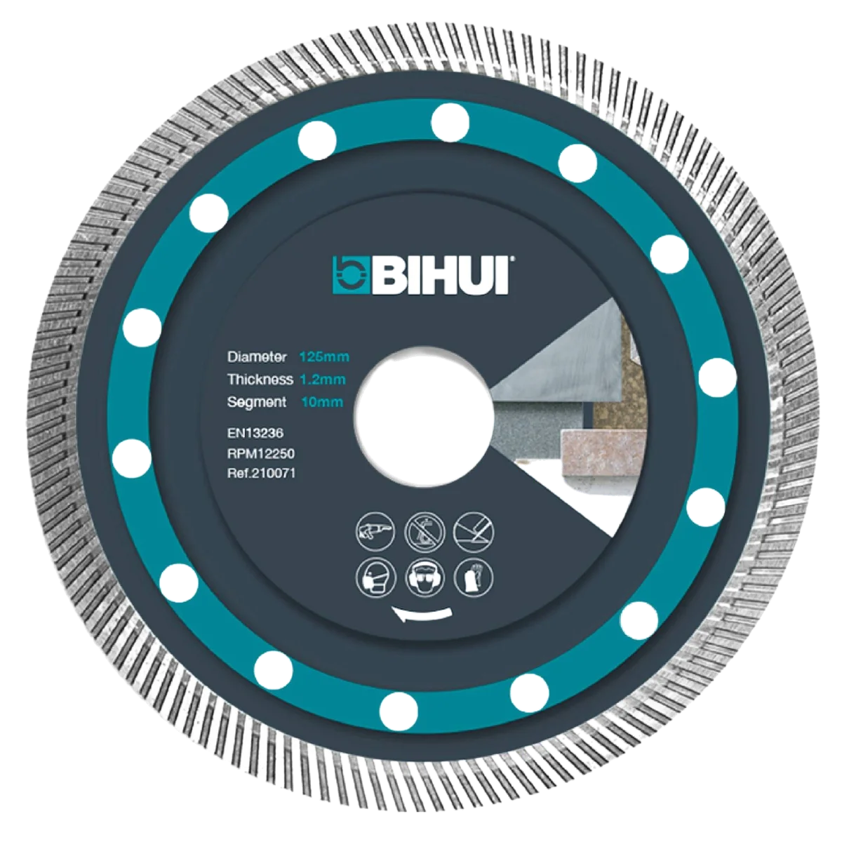 TARCZA BIHUI SUPER THIN Ø125mm 1,2mm