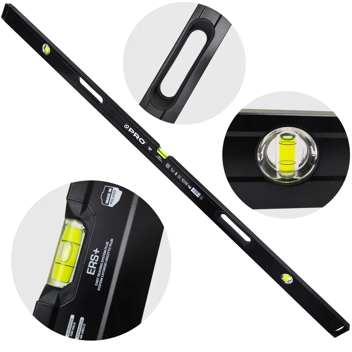 POZIOMICA 150CM CZARNA S800 SYSTEM ERS+ PRO