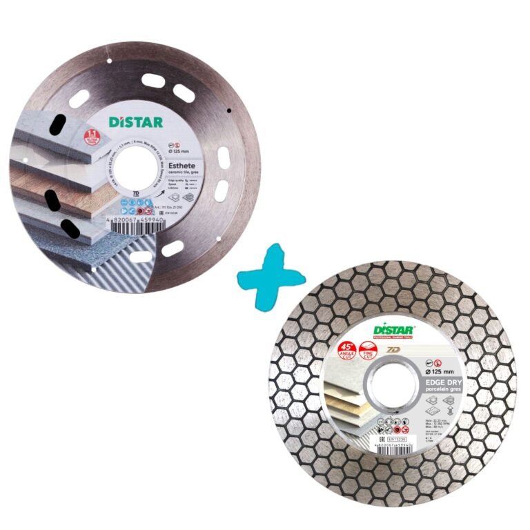 ZESTAW TARCZ DISTAR ESTHETE 125mm  DISTAR EDGE DRY 125mm