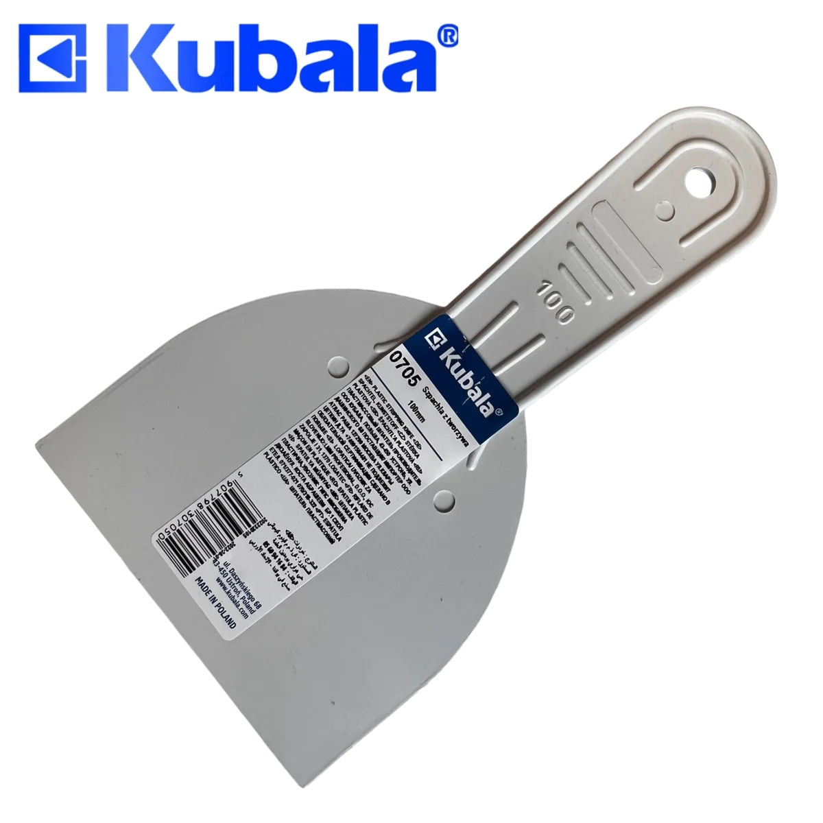 SZPACHELKA PLASTIKOWA 100mm KUBALA 0705