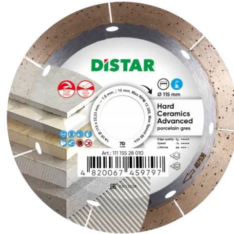 TARCZA DISTAR ADVANCED 7D Ø115mm WANDELI
