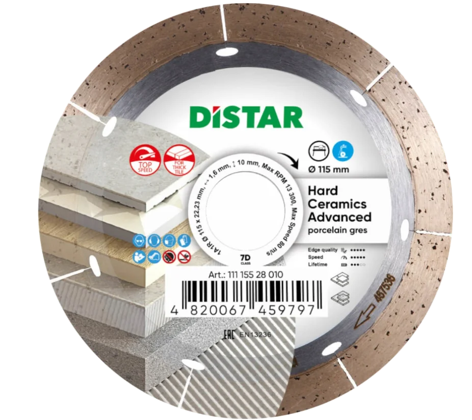 TARCZA DISTAR ADVANCED 7D Ø115mm WANDELI