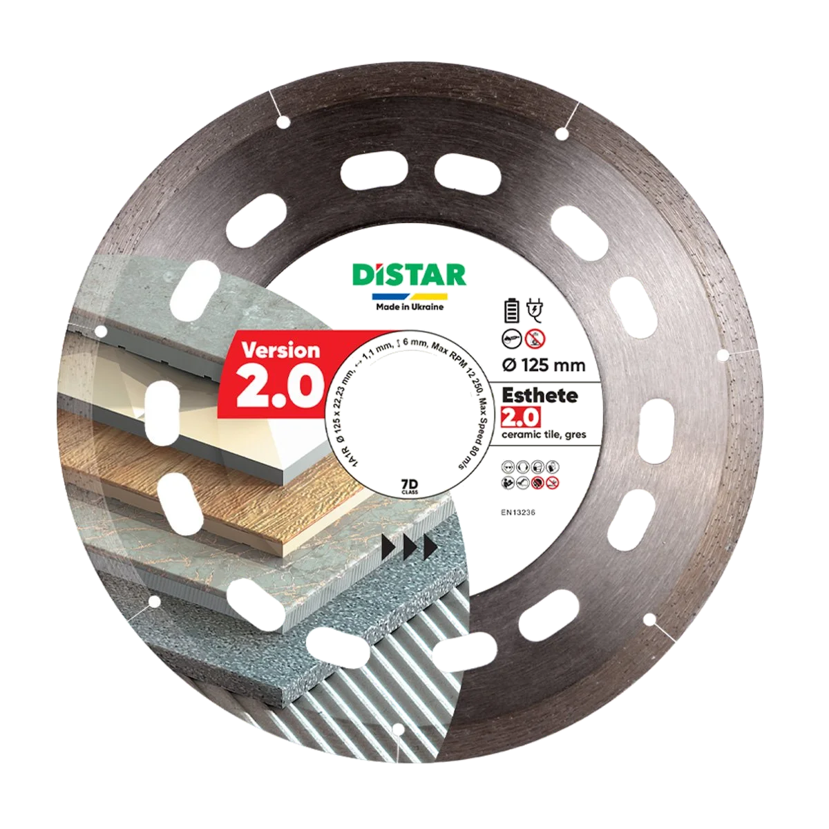 TARCZA DISTAR ESTHETE 2.0 ø125mm, zdjęcie 6