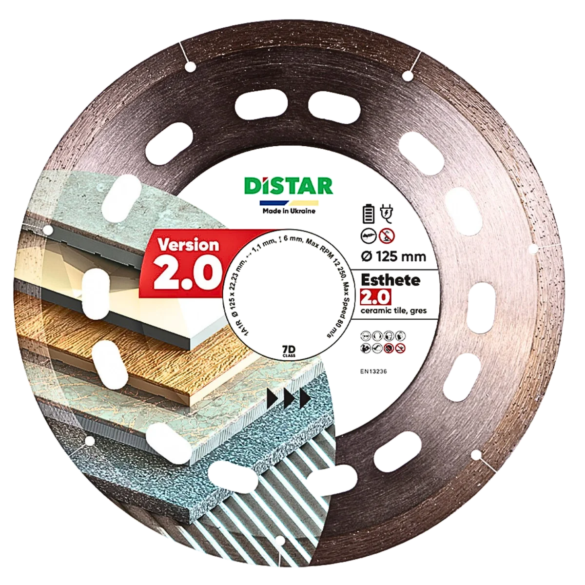 TARCZA DISTAR ESTHETE 2.0 ø125mm