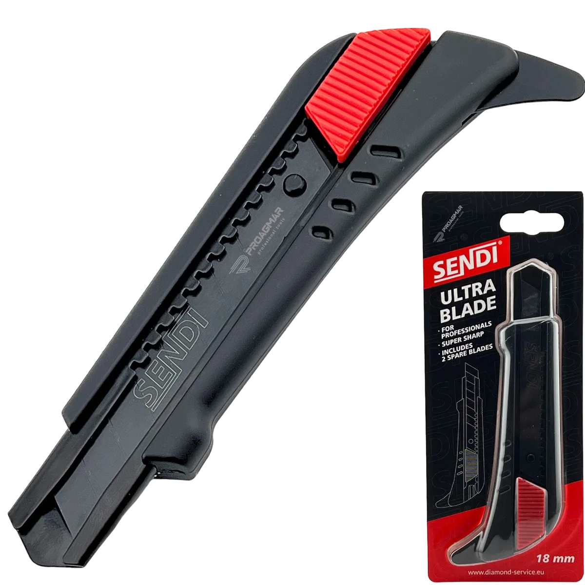 NÓŻ SENDI ULTRABLADE 18mm z wymiennymi ostrzami SK5