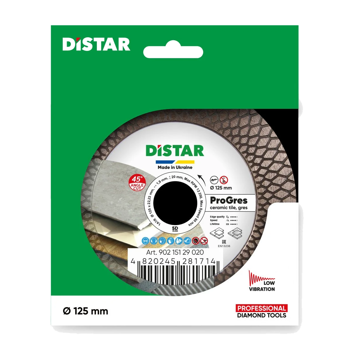 TARCZA DISTAR PRO GRES 125mm, zdjęcie 5