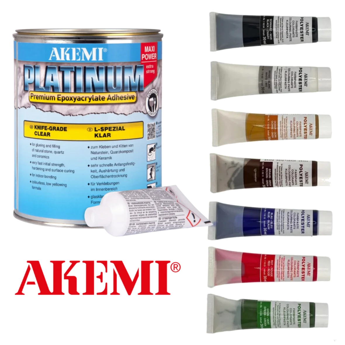 ŻYWICA DO GRESU - AKEMI ZESTAW MAX