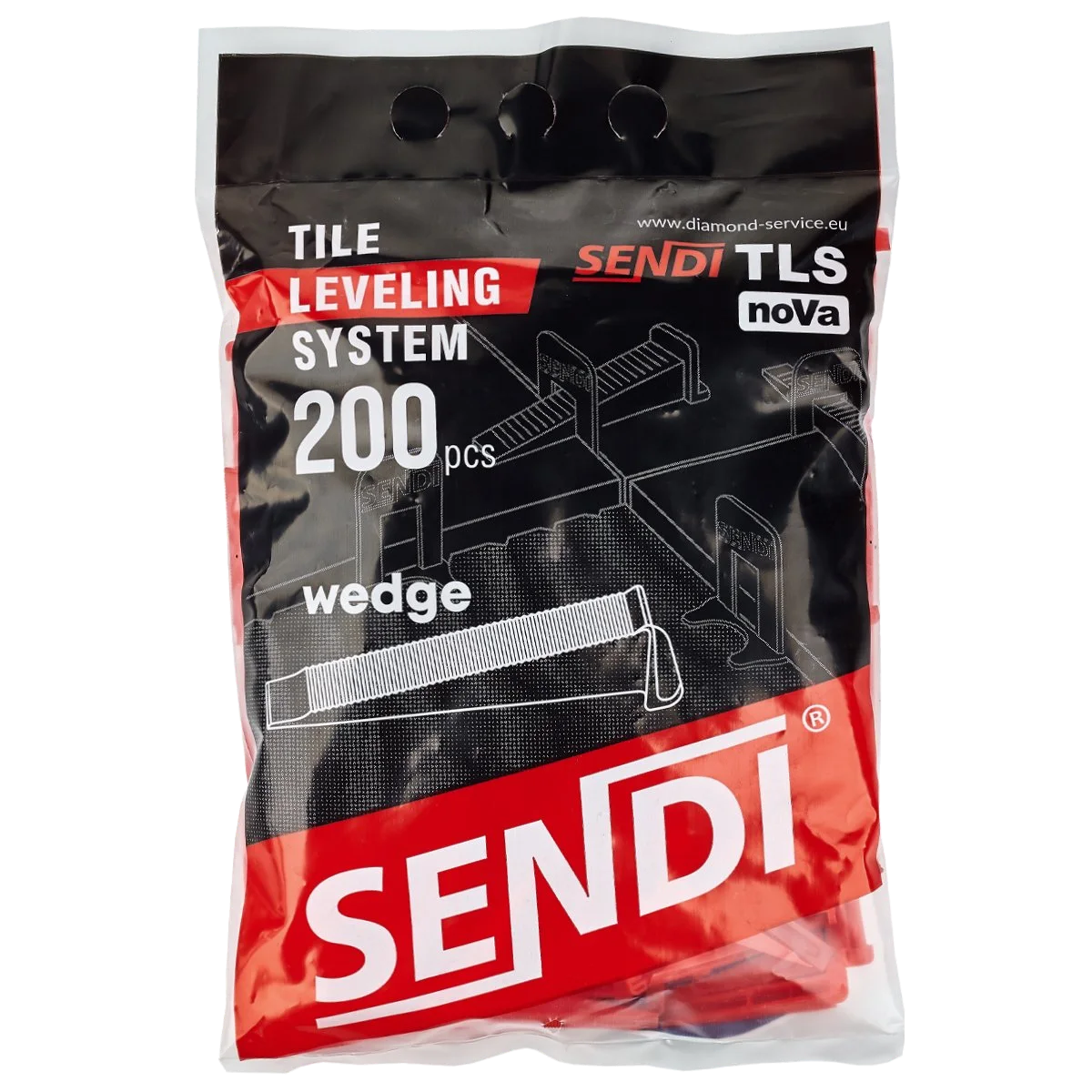 KLIN system poziomowania SENDI 200 szt, zdjęcie 3