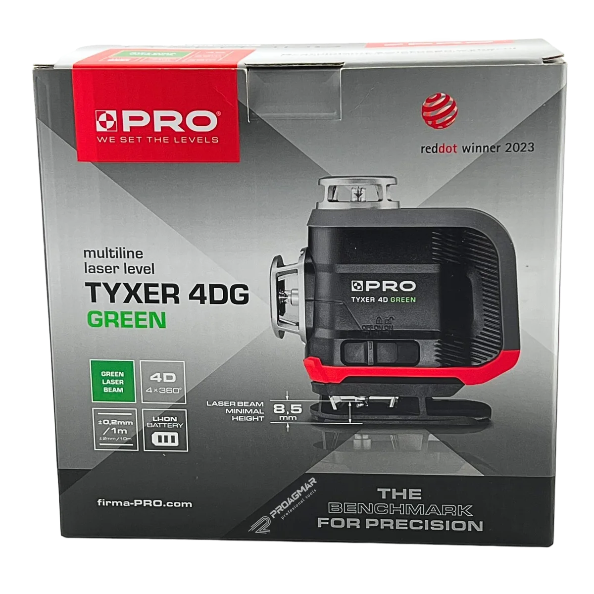 LASER 4 x 360 zielony PRO TYXER 4DG, zdjęcie 4