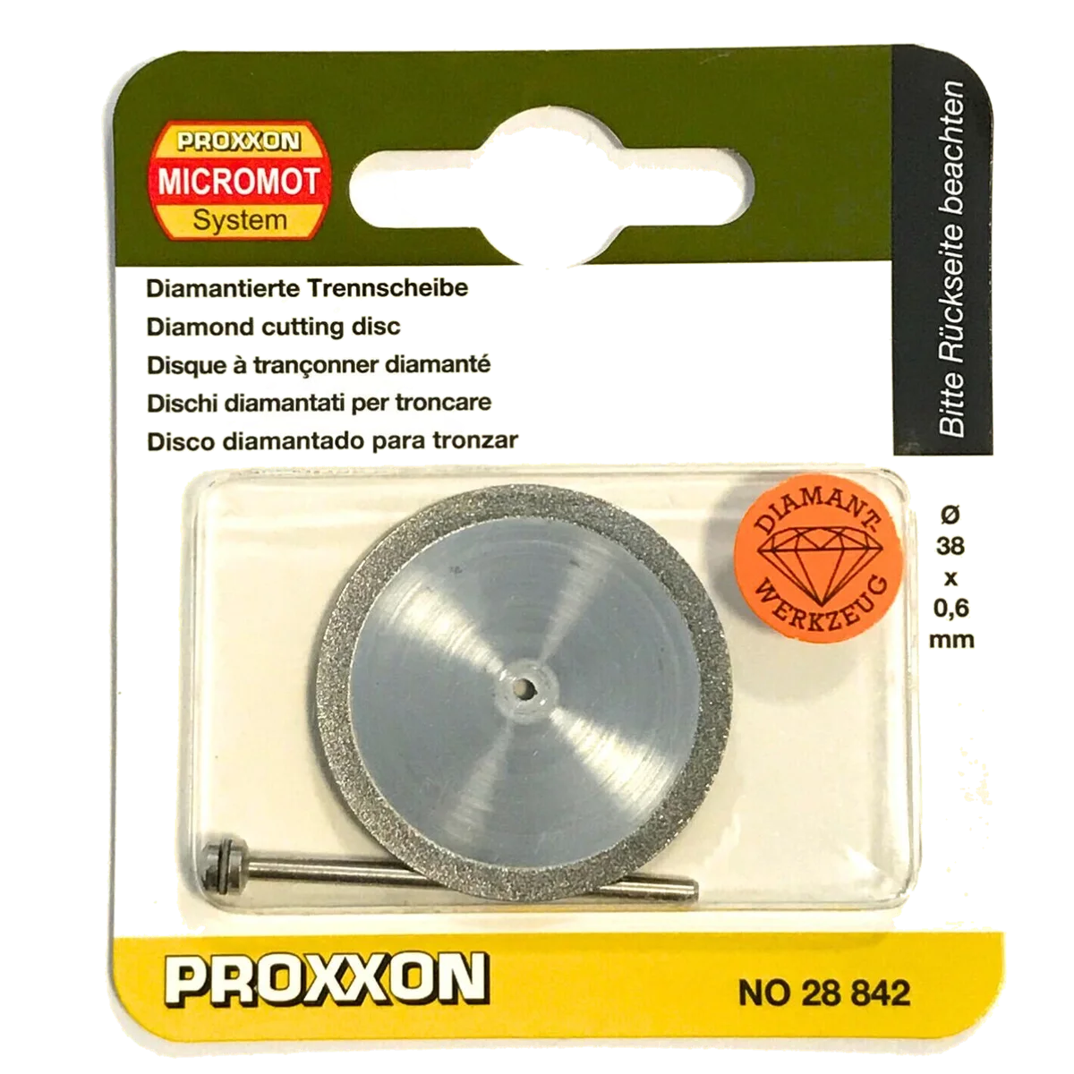 TARCZA DIAMENTOWA 38 mm PROXXON 28842