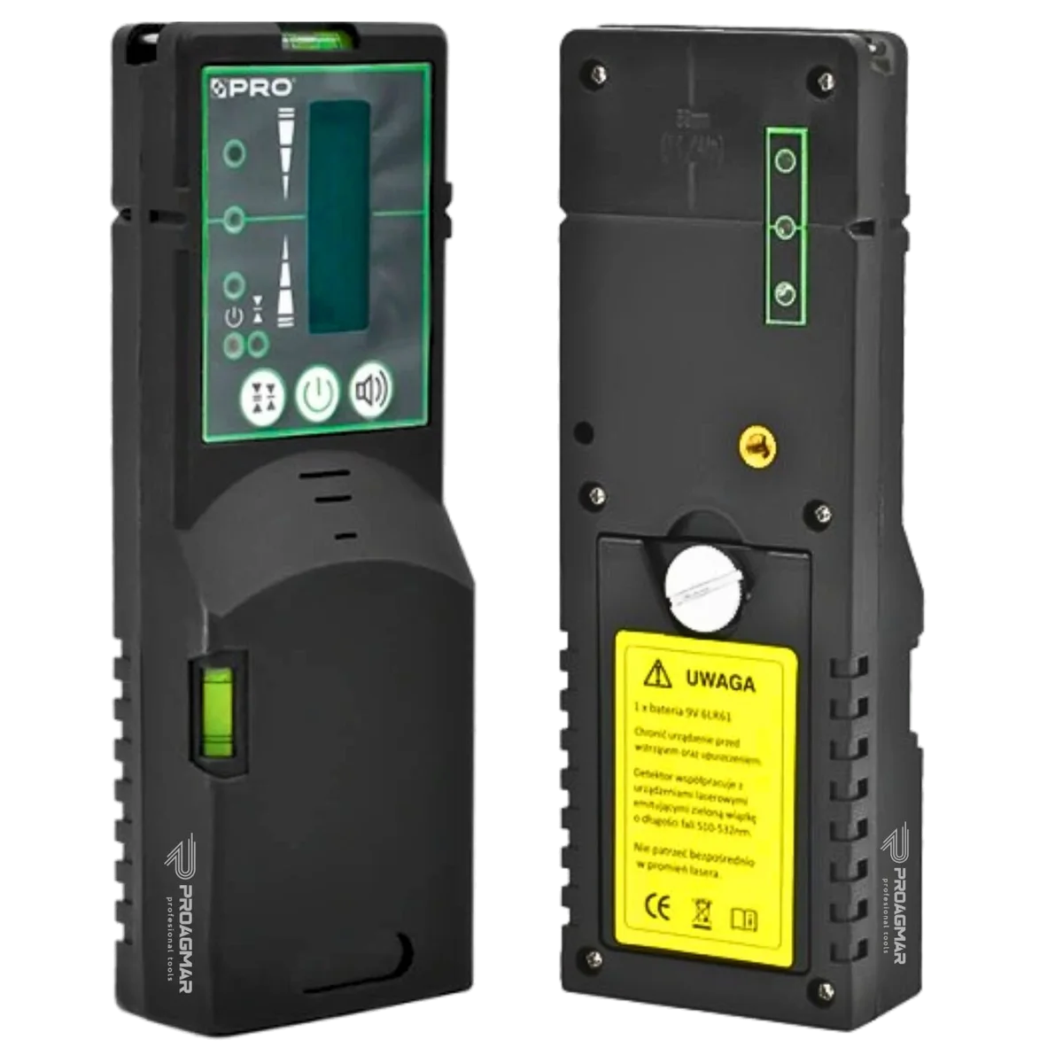 DETEKTOR DO LASERÓW PRO DWL-02G ZIELONY