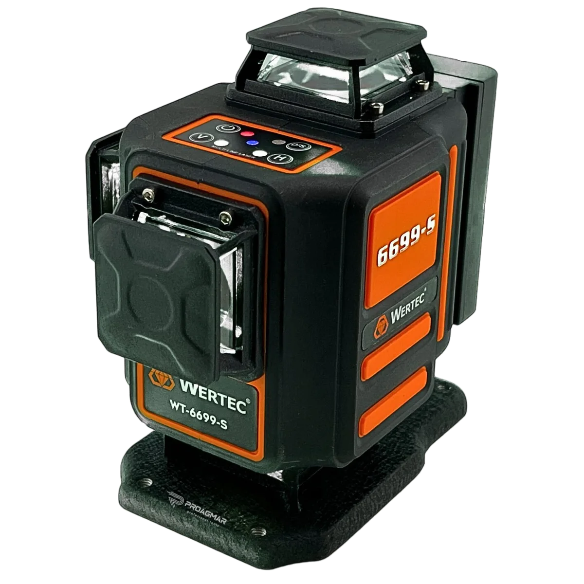 LASER 4x360 WT-6699S WERTEC ZIELONY, zawartość zestawu