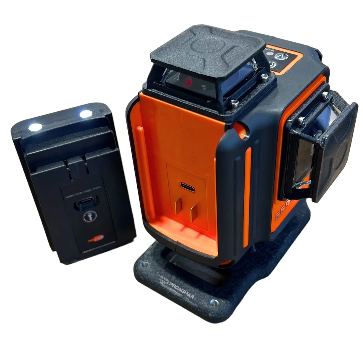 LASER 4x360 WT-6699S WERTEC ZIELONY, zawartość zestawu