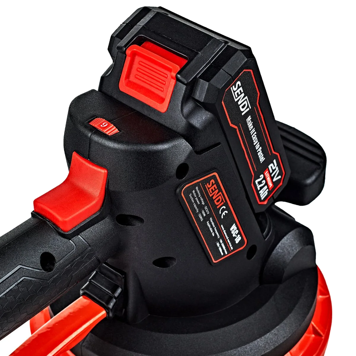 PRZYSSAWKA WIBRACYJNA SENDI VSC-18 SILIKON RED EDITION, zdjęcie 7