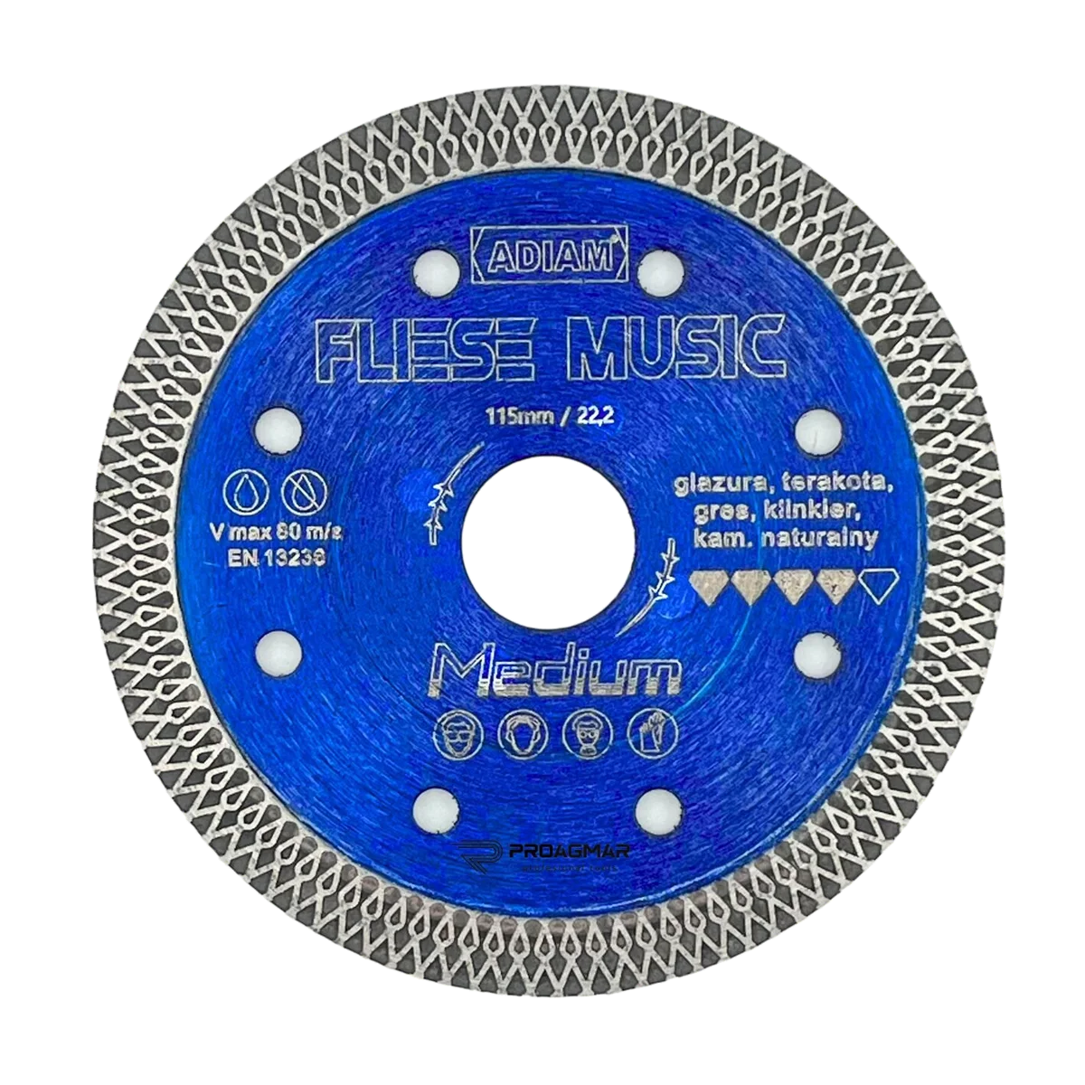 TARCZA DIAMENTOWA ADIAM FLIESE MUSIC 115mm