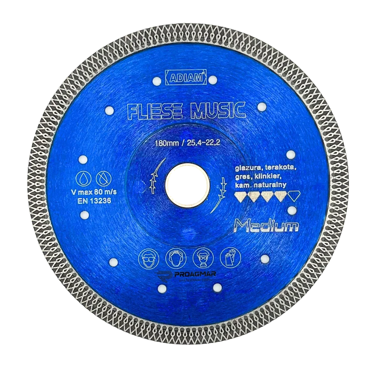 TARCZA DIAMENTOWA ADIAM FLIESE MUSIC 180mm