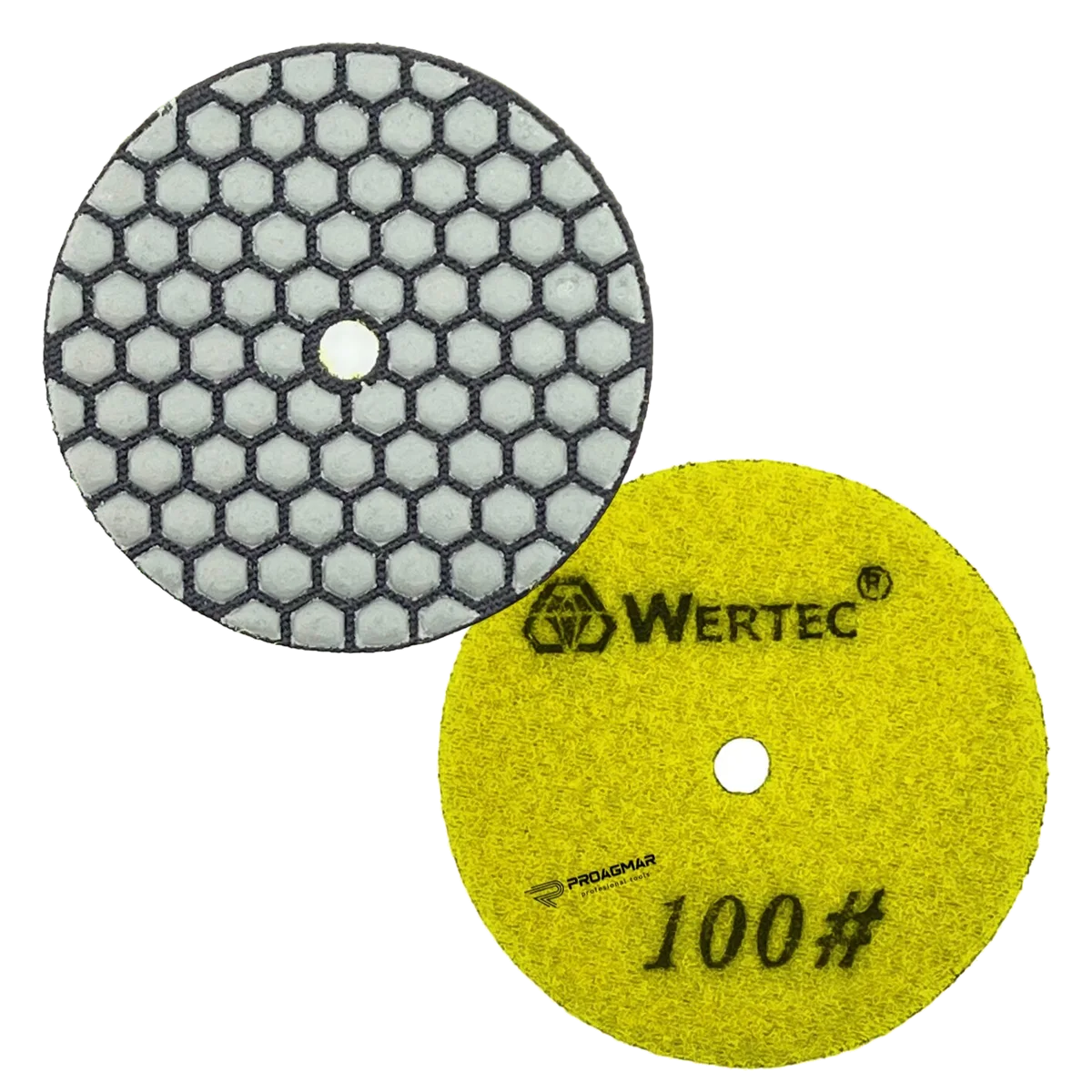 PAD DYSK POLERSKI WERTEC 80mm GRADACJA 100