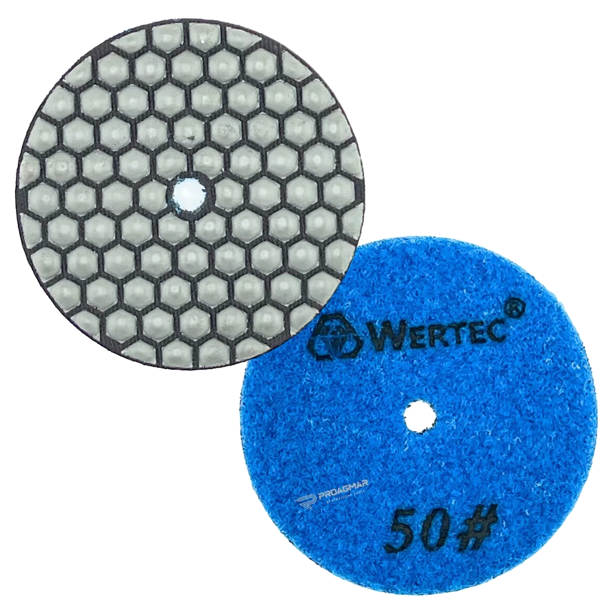 PAD DYSK POLERSKI WERTEC 80mm GRADACJA 50
