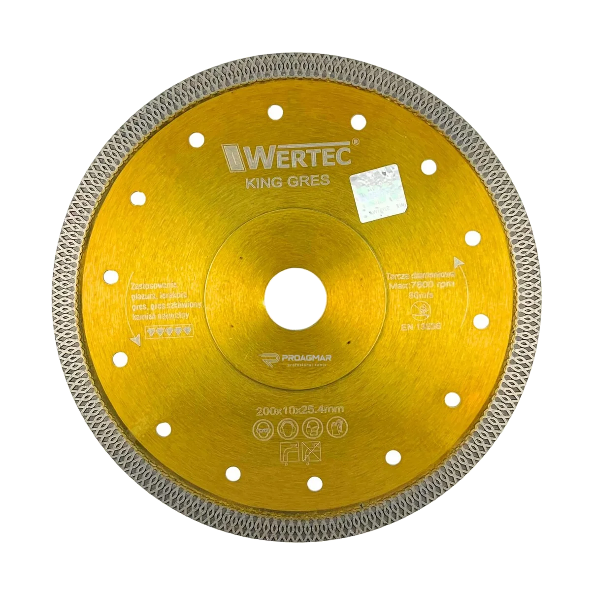Tarcza Wertec KING GRES 200mm 25,4mm 1,6mm