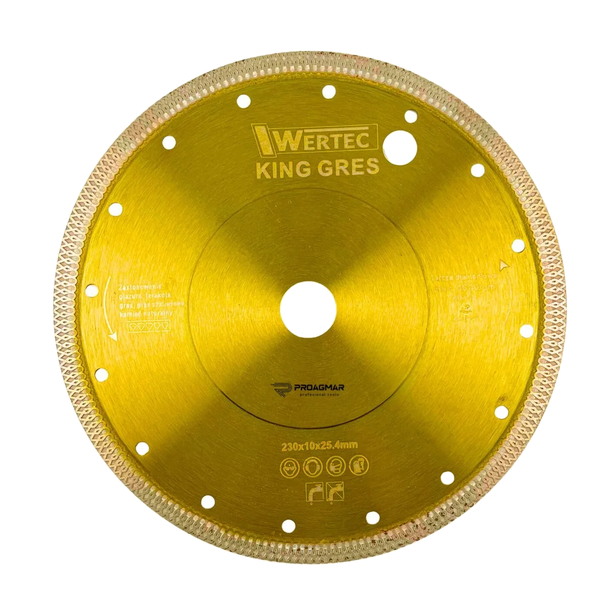 Tarcza Wertec KING GRES 230mm 25,4mm 1,8mm