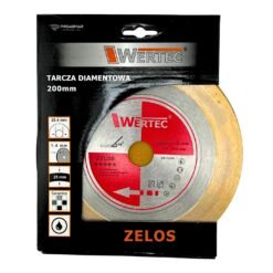 Alternative view of Tarcza ZELOS 200 25.4 WERTEC do cięcia na 45 stopni