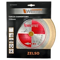 Alternative view of Tarcza ZELOS 230 25.4 WERTEC do cięcia na 45 stopni