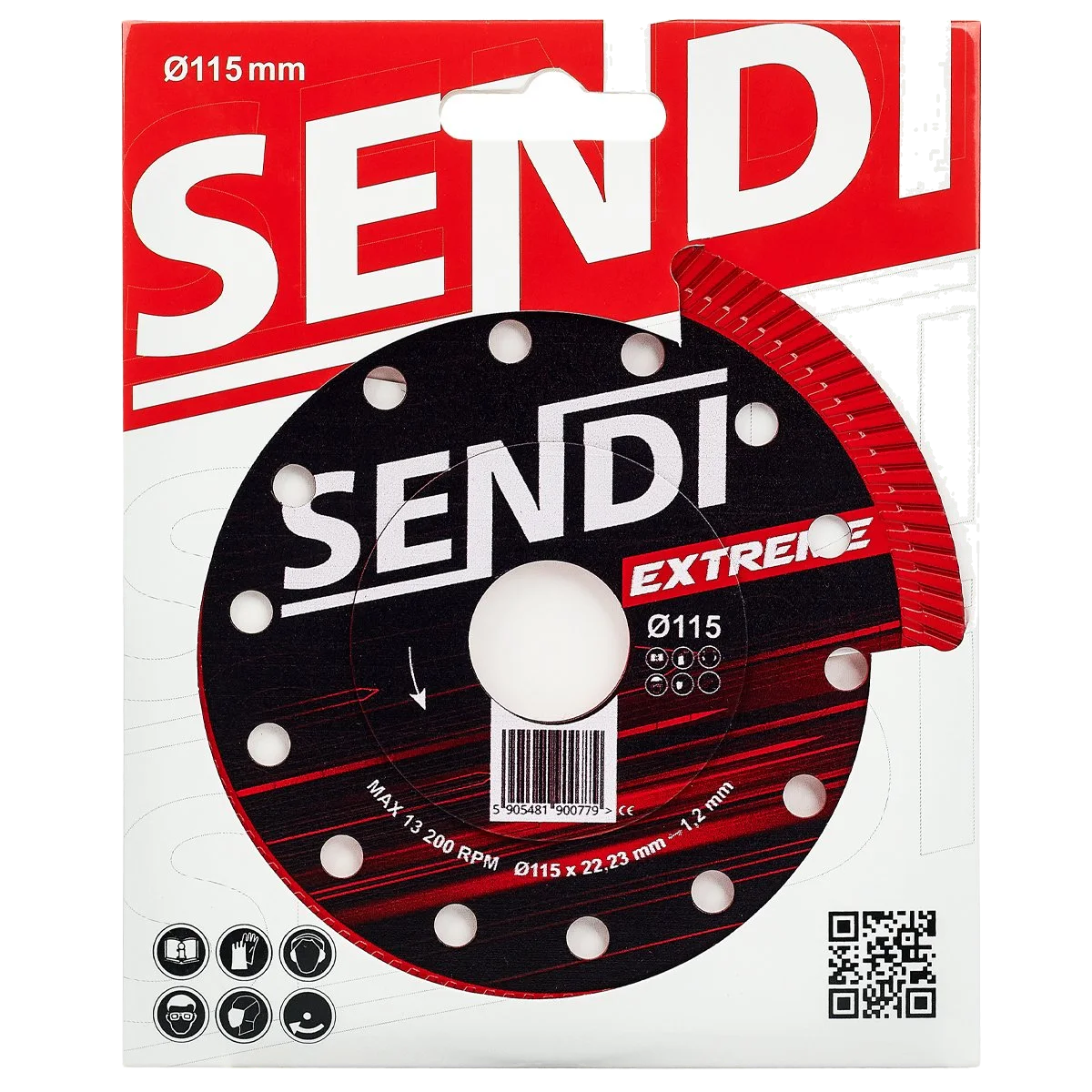 Tarcza diamentowa do gresu ceramiki SENDI EXTREME Ø 115mm, zdjęcie 2