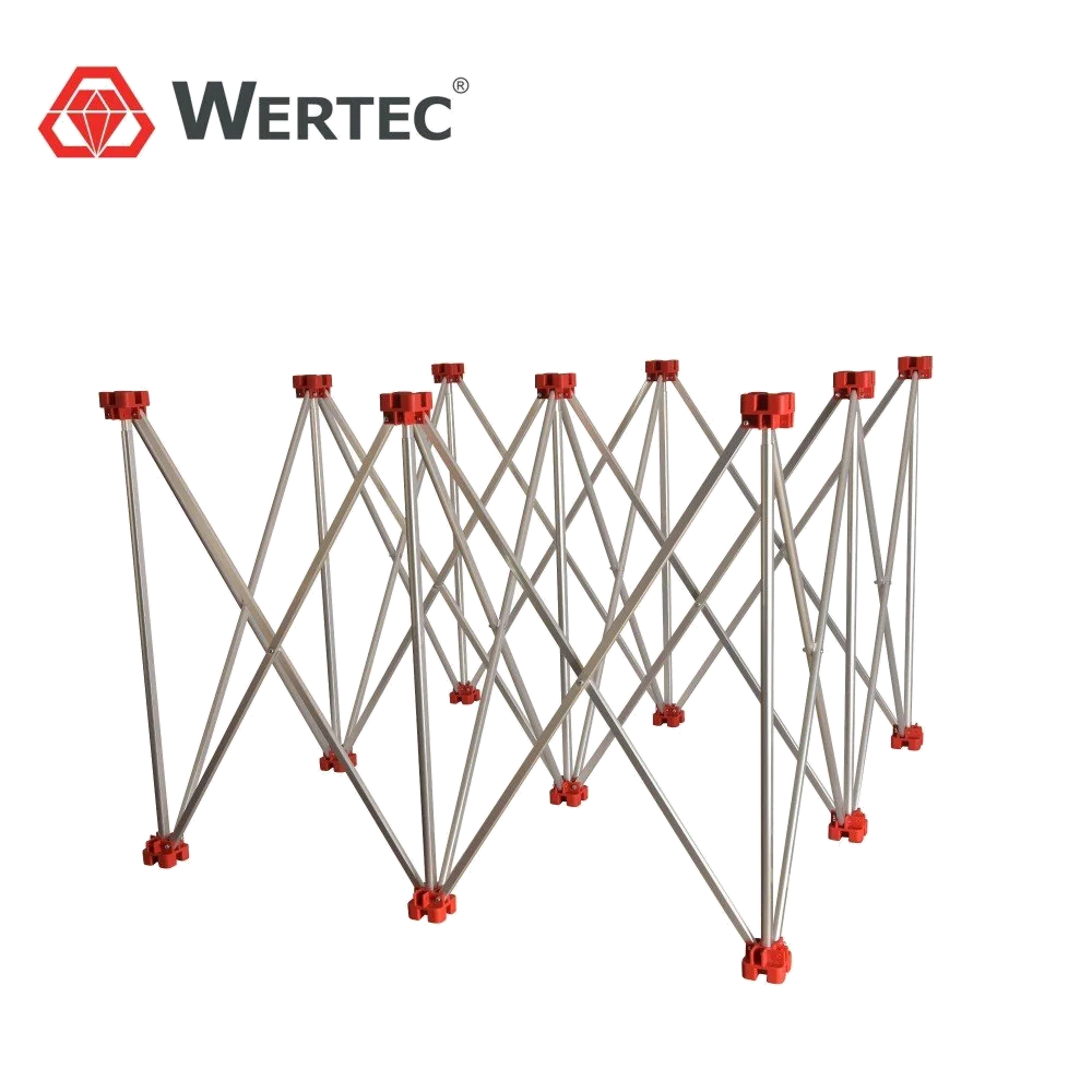 STÓŁ SKŁADANY 121 x 121 x 80 cm WERTEC SPIDER