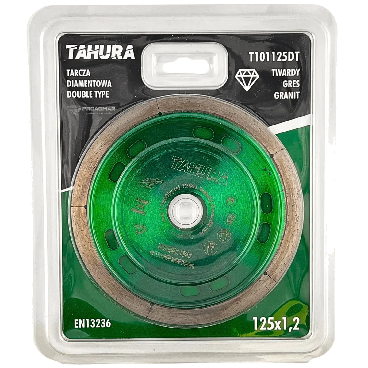 TARCZA TAHURA PRECYZYJNA 1,2mm ø125mm DO GRESU, zdjęcie 2